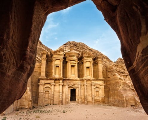 Jordanien mit Felsenstadt Petra
