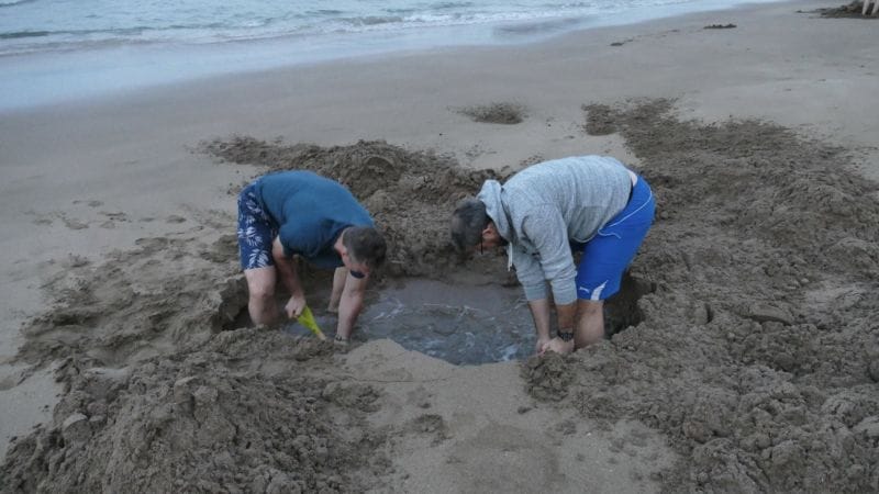 ferntouristik-unterwegs_Neuseeland_Hot-Water-Beach_Sandbuddeln