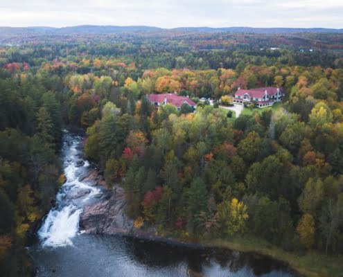 ferntouristik_Le Baluchon Éco-Villégiature_Anlage von oben