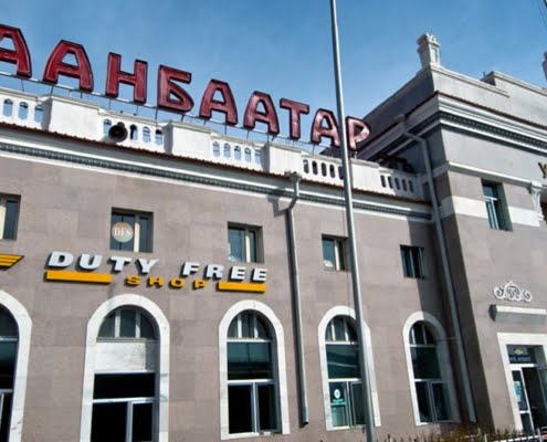 Bahnhof von Ulaanbaatar